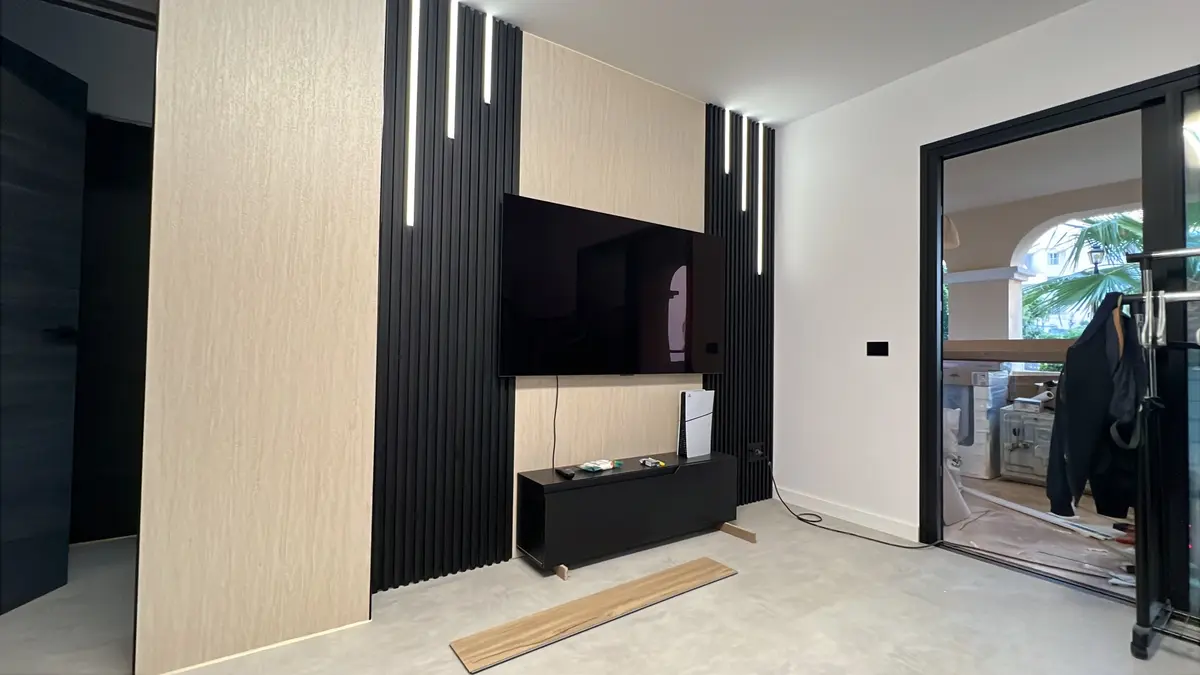 Pared TV diseño moderno Pared TV diseño moderno